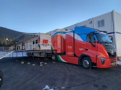 中國重汽智能雪蠟車 科技賦能，助力冬奧健兒馳騁賽場